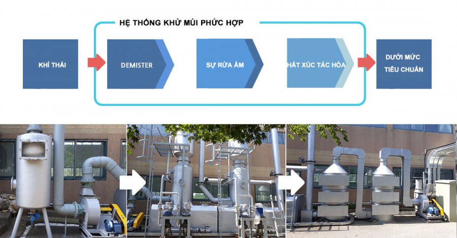 hệ thống khử mùi phức hợp